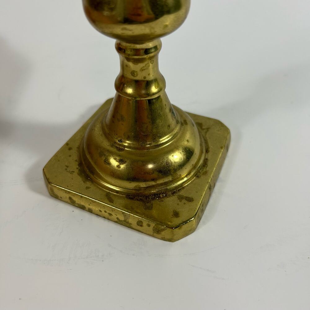 Harvin Brass Candlestick Holder 9” Vintage MCM Decor - Picture 2 of 6